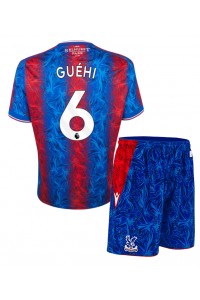 Crystal Palace Marc Guehi #6 Babytruitje Thuis tenue Kind 2024-25 Korte Mouw (+ Korte broeken)